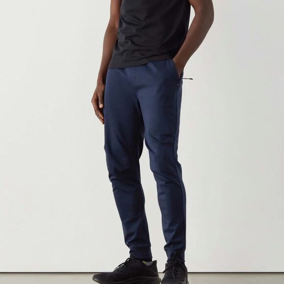 Marc Weldon Atlas Jogger Pants with Drawstring Men’s size M Total Eclipse Blue - Picture 9 of 9